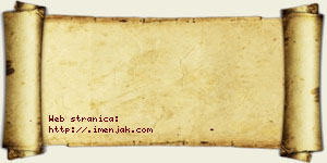 Jana Balaban vizit kartica